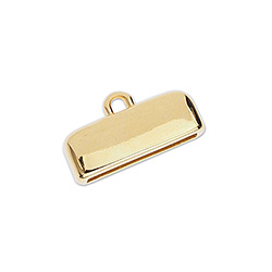 Eindkapje 15x2mm - 2 stuks - Gold - 011406-15-12