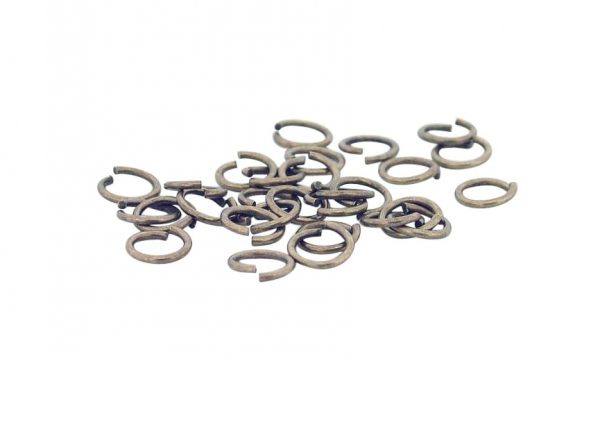 O-ring 4 x 0.7mm - Old Gold/Bronze - 20 stuks