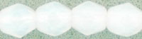 Firepolish Facet 3mm - Milky White - 1-03-0100