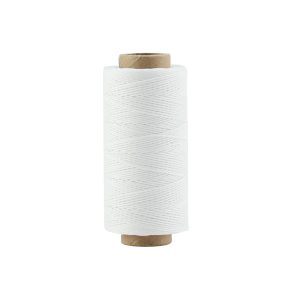 Macramé-koord Polyester 0.5mm - White - 1 meter - 1050484