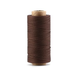 Macramé-koord Polyester 0.5mm - Dark Brown - 1 meter - 1050488