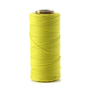Macramé-koord Polyester 0.5mm - Citron Yellow - 1 meter - 1050539