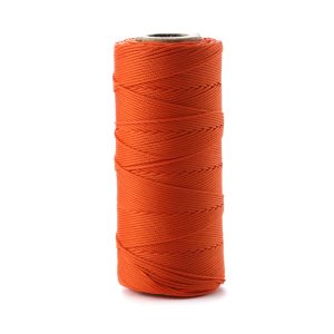 Macramé-koord Polyester 0.5mm - Pumpkin Orange - 100 meter - 1050542