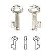 Swarovski Faceted Key Pendant 6919 - 30mm - Silver Shade