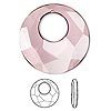 Swarovski Faceted Victory Pendant 6041 - 18mm - Antique Pink