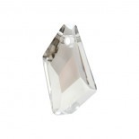 Swarovski Faceted De-Art Pendant 6670 - 24x16mm - Silver Shade