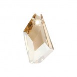 Swarovski Faceted De-Art Pendant 6670 - 24x16mm - Golden Shadow