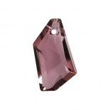Swarovski Faceted De-Art Pendant 6670 - 50x30mm - Antique Pink