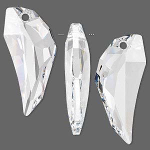 Swarovski Faceted Pegasus Pendant 6150 - 50x24mm - Crystal