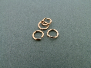 Ringetjes Enkel 7mm - Chocolate Gold