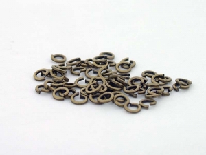 Ringetjes Enkel 5mm - Old Gold