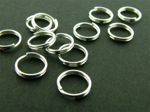 Ringetjes Dubbel 7mm - Silver