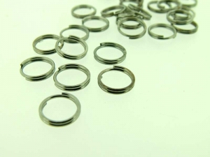 Ringetjes Dubbel 7mm - Black