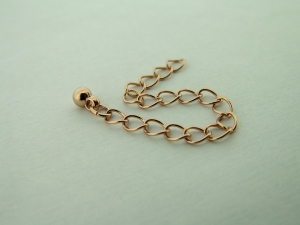 Verlengketting 8cm - 3 stuks - Rose Gold
