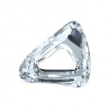 Swarovski Faceted Organic Cosmic Triangle Fancy Stone 4736 - 16x14mm - Crystal CAL V SI
