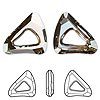 Swarovski Faceted Organic Cosmic Triangle Fancy Stone 4736 - 34x30mm - Bronze Shade