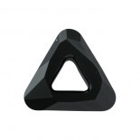 Swarovski Faceted Organic Cosmic Triangle Fancy Stone 4737 - 20mm - Jet