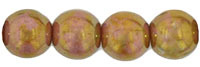 Luster Opaque Rose Gold Topaz 6mm   5-06-P65491