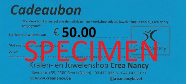 Aankoopbon van €50,00