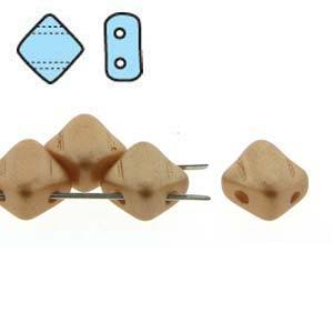 Silky-bead 2hole - Pastel Amber - 206-25003
