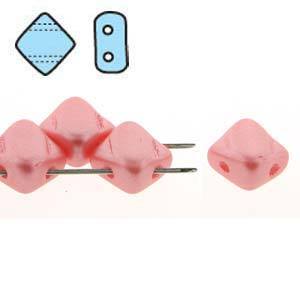 Silky-bead 2hole - Pastel Light Coral - 206-25007