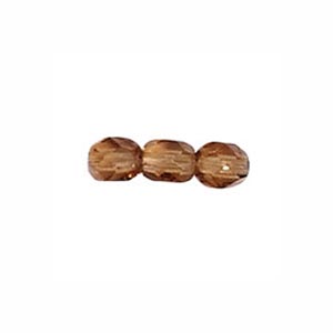 Firepolish Facet 3mm - Light Smoked Topaz - 1200261(cr)