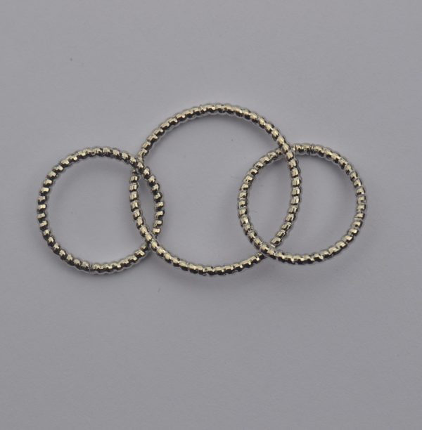Tussenstuk schakels 55mm - Rhodium