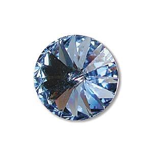 Rivoli 14mm - Light Sapphire Foil Back