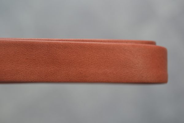 Plat leder 20mm - Washed Red - PROMOTIE