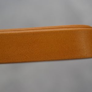 Plat leder 20mm - Orange Brown - PROMOTIE