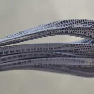 Plat leder 5mm - Blue Sky Lizard - PROMOTIE