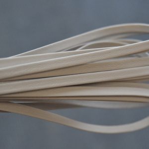 Plat leder 5mm - Grey - PROMOTIE