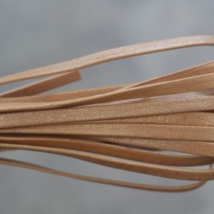 Plat leder 5mm - Rose Gold - PROMOTIE