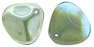 Petal Bead 14 x 13mm Aquamarine Celsian - 340-1413-Z6002