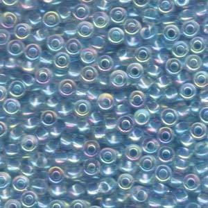 Rocaille 6/0 - Glacier Blue Lined Crystal AB - 269