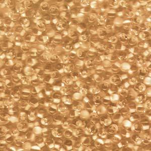 Drop Bead 3.4mm - Apricot Lined Crystal - 5