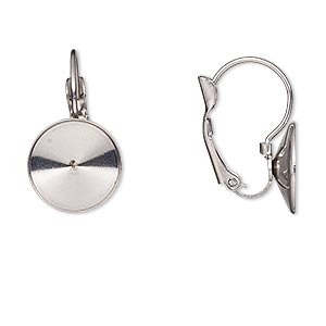 Oorbel Edelstaal (voor Rivoli 12mm) - H20-2960MT