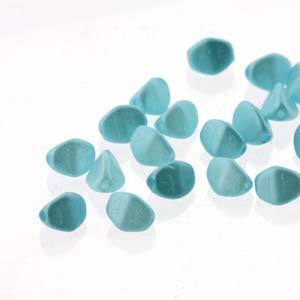 Pinch Bead 5 x 3mm Pastel Aqua - 05-25019