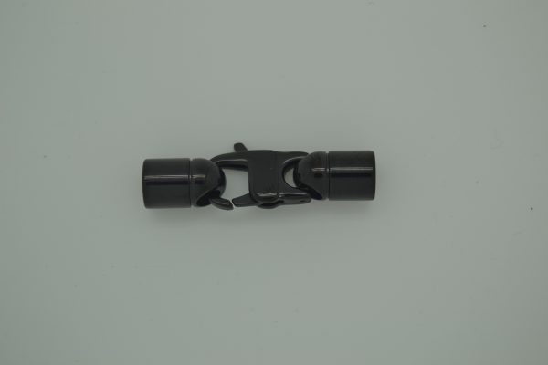 MGST-108 Slot met eindkapjes Edelstaal Black 6mm