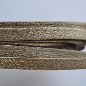 Plat leder 10mm -  Style Light Brown - PROMOTIE