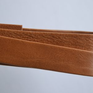 Plat leder 20mm - Light Brown - PROMOTIE