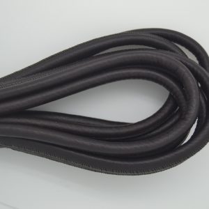 Rond leder 8mm - Dark Brown - PROMOTIE