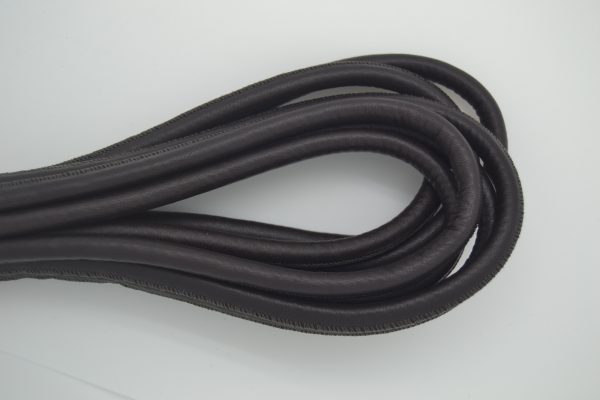 Rond leder 8mm - Dark Brown - PROMOTIE