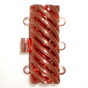 Klikslot 3 ogen - 20x10mm - Copper - 13996-03-29-00-000