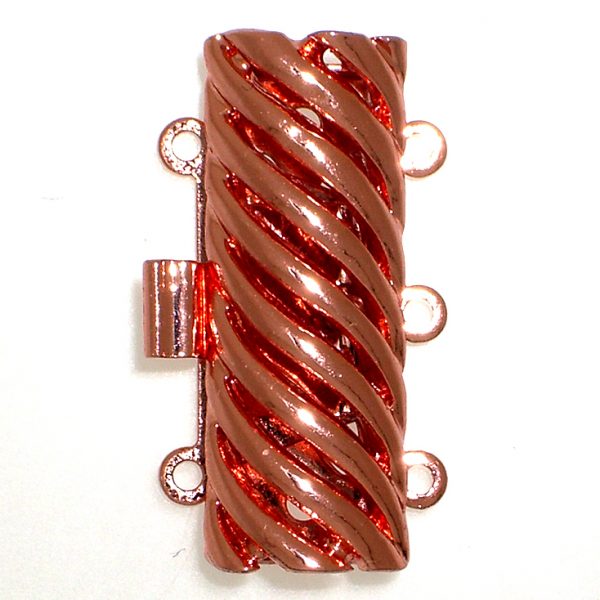 Klikslot 3 ogen - 20x10mm - Copper - 13996-03-29-00-000