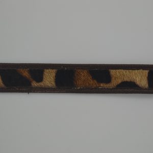 Plat leder 15mm Hair on Leopard - PROMOTIE