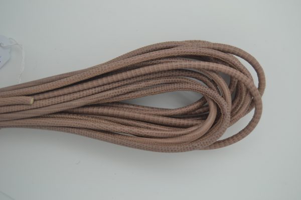 Rond leder 4mm - Antique pink - PROMOTIE