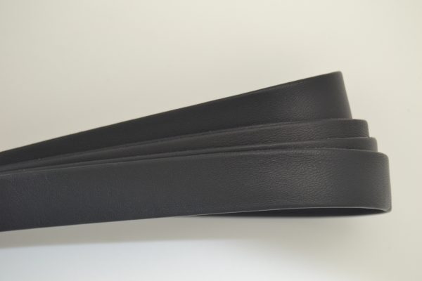 Plat leder 20mm - Black - PROMOTIE