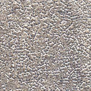Delica Bead 11/0 - Bright Sterling Plated - 551 - PROMO 10 gr
