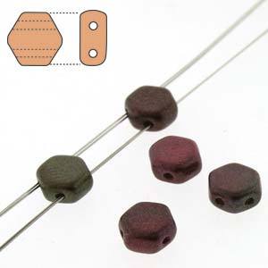 Honeycomb beads - Violet Rainbow - HC0600030-01640